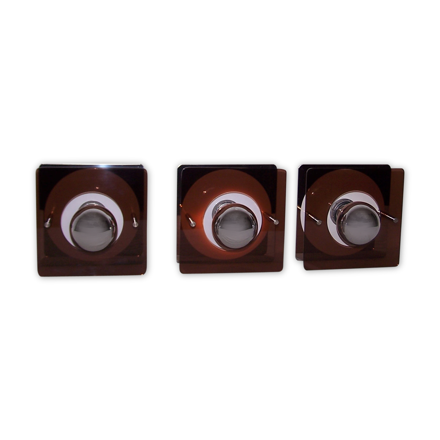 Wall light  trio Jocelyne Trocmé-Oxar-years 70