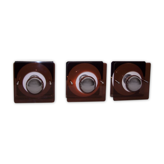 Wall light  trio Jocelyne Trocmé-Oxar-years 70