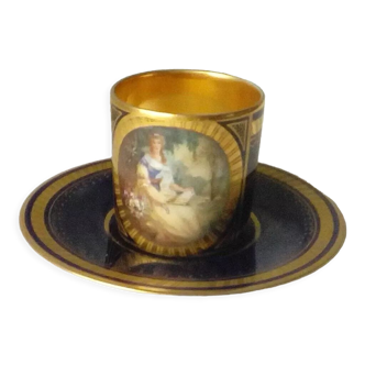 Lemon cup with mocha