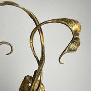 Brutalist metal wall lamp by Salvino Marsura, Italy, 1960s.
