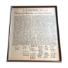 Former Draw Declaration of Independence Of The United States 4 July 1776 + Frame