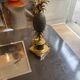 Palm lamp brass