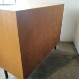 Vintage sideboard sliding doors 1970