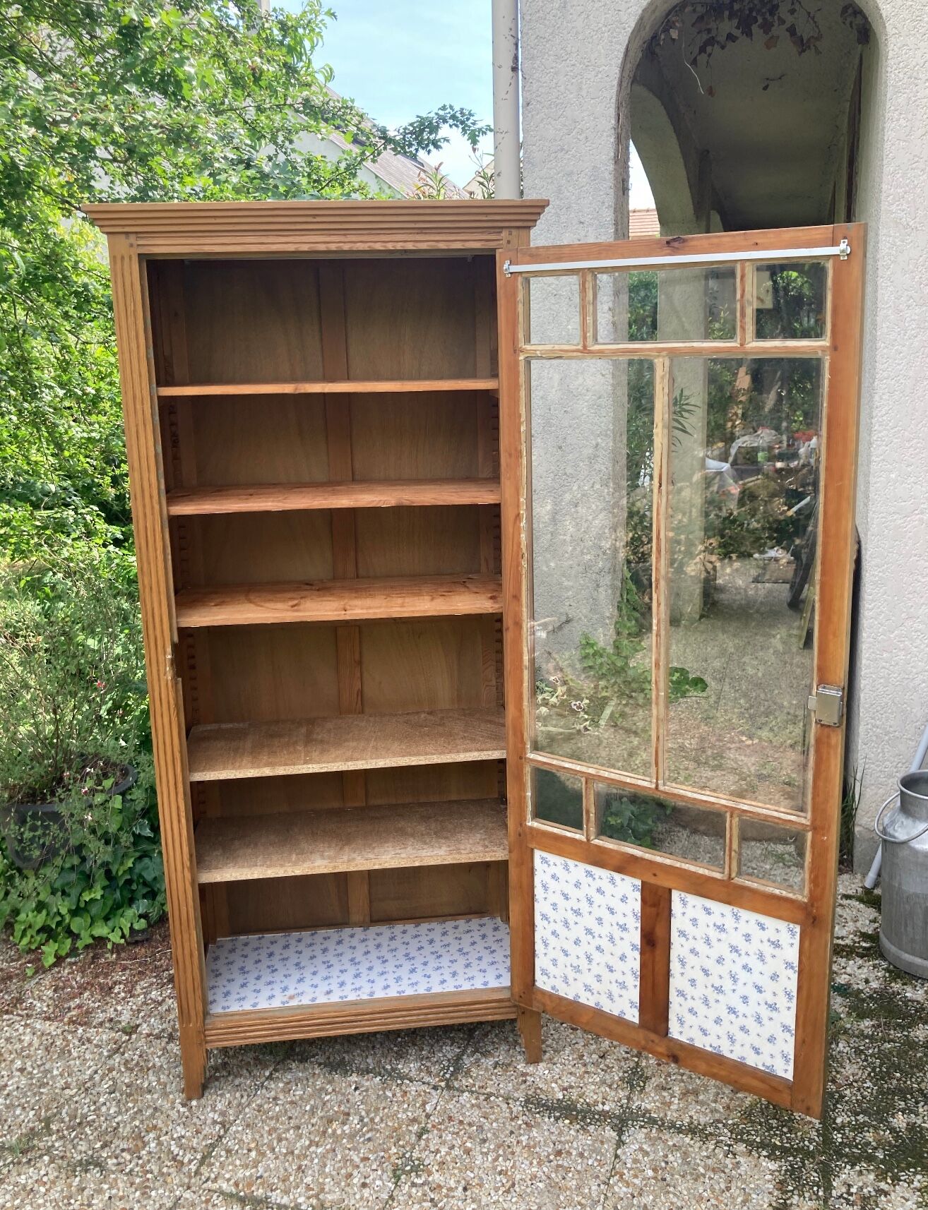 Vintage glazed Parisian wardrobe