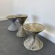 3 planters design Anton Bee assisted by Guhl edition Eternit 1958