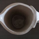 Beige terracotta pitcher - Handcrafted