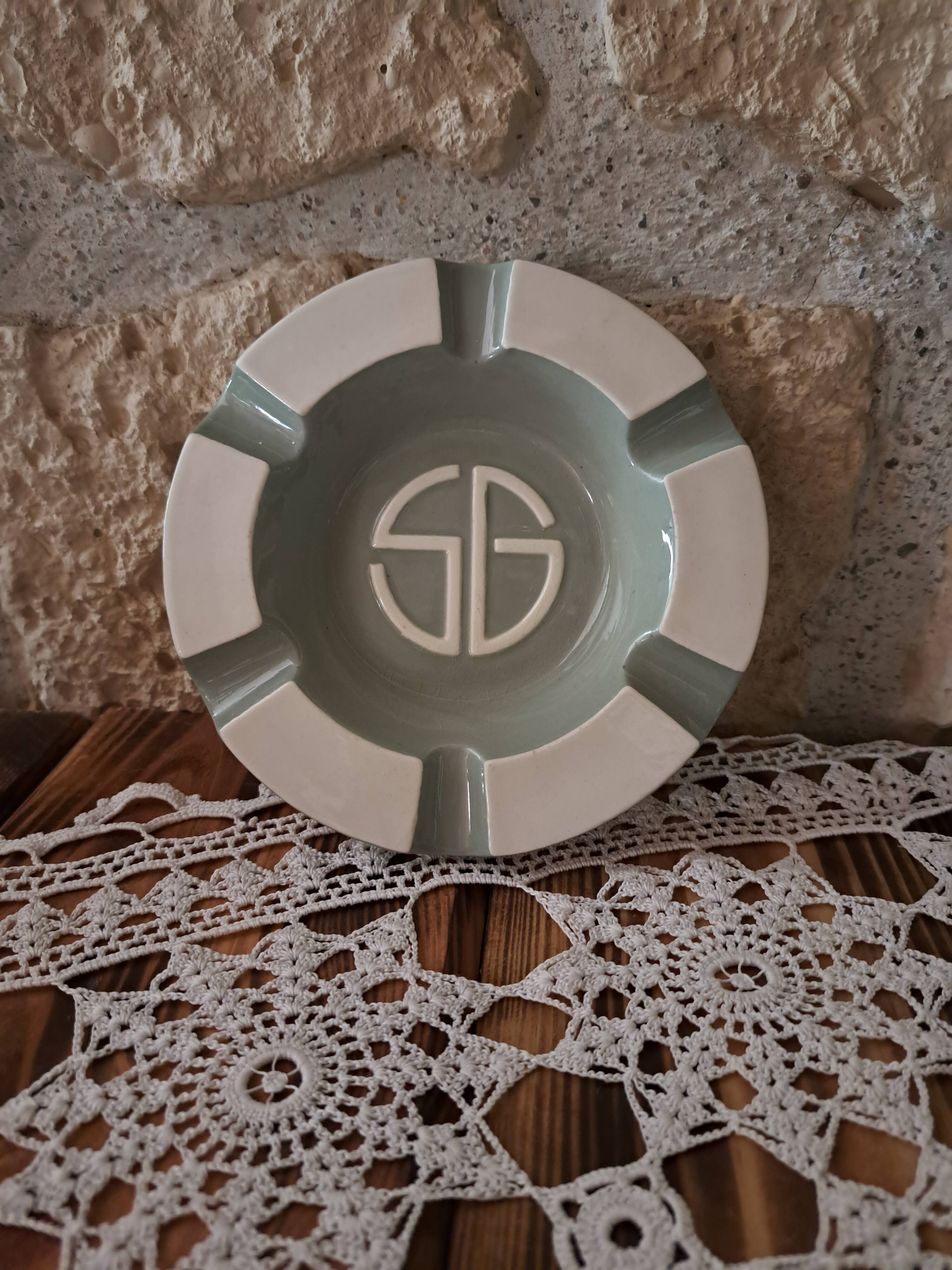 SG Digoin Sarreguemines ashtray