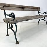 Banc en fonte et bois du XIXe siècle