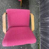 Armchairs by Joseph-André Motte, model 740, Steiner edition, circa 1958.