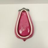 Pink and green serving dish Vallauris