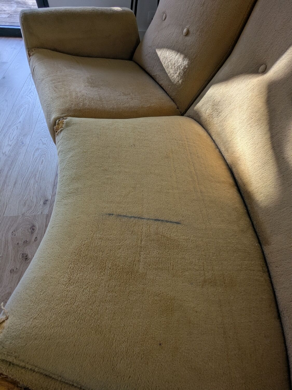 Canapé modulaire modèle 743 par Joseph-André Motte pour Steiner 1960