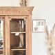Glass cabinet from the early 20th century.