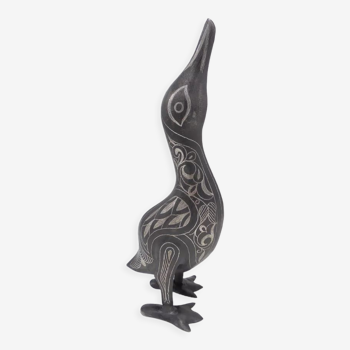 Damascus steel duck