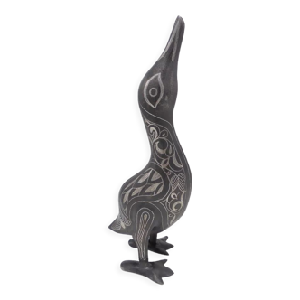 Damascus steel duck