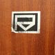 Vintage Belgian design 3-door wardrobe made in the 1960s