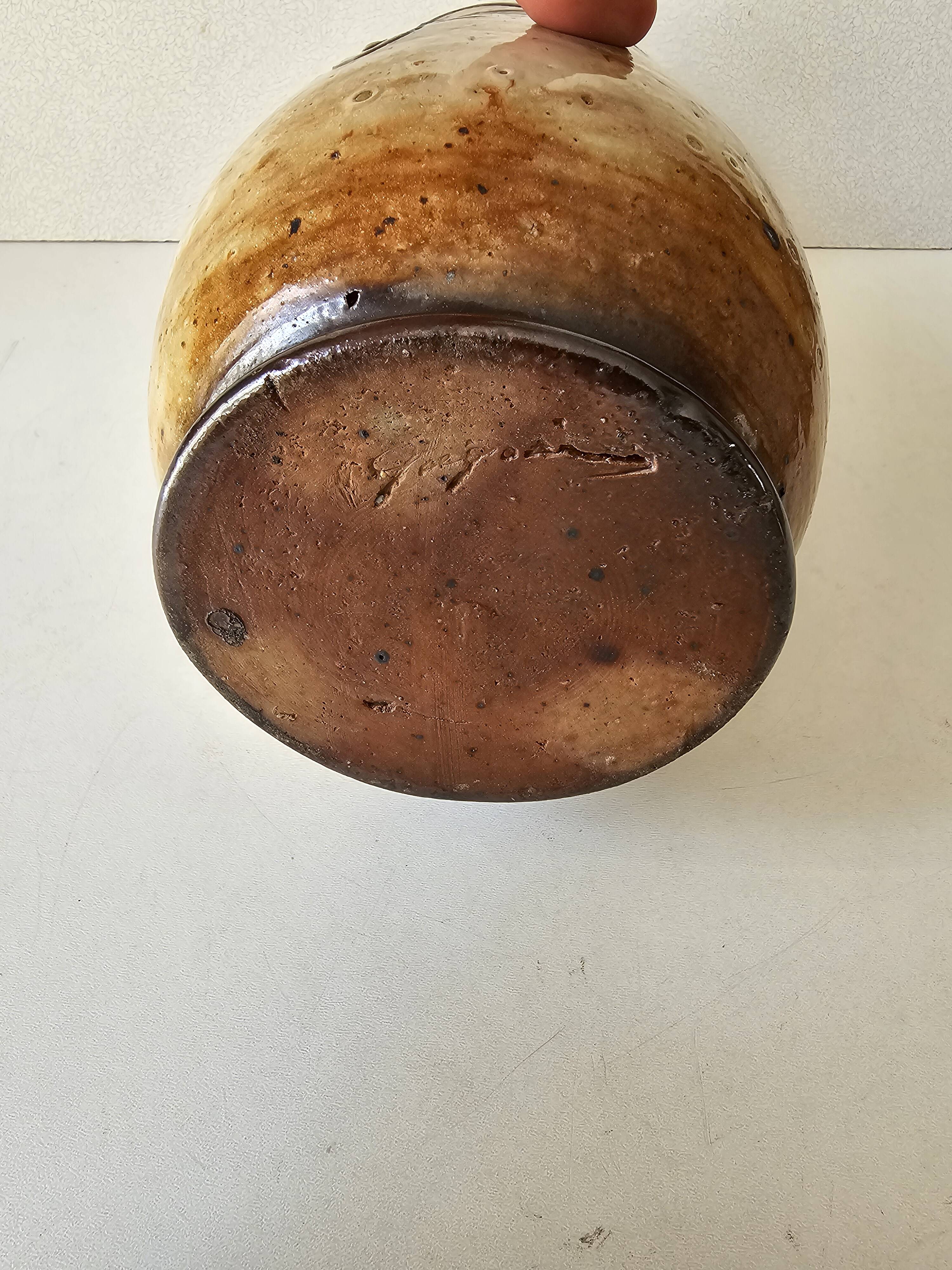 Art Deco ceramic stoneware vase signed Roger GUERIN (1896-1954)