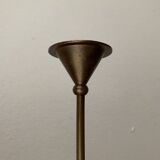 Vintage Italian postmodern metal chandelier, 1980s.