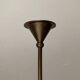 Vintage Italian postmodern metal chandelier, 1980s.