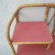 Vintage rattan wall shelf 60s