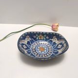 Bol ou centre de table vintage en céramique fait main et peint à la main, Italie