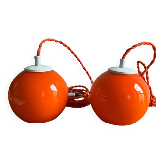 Pair of portable lamps