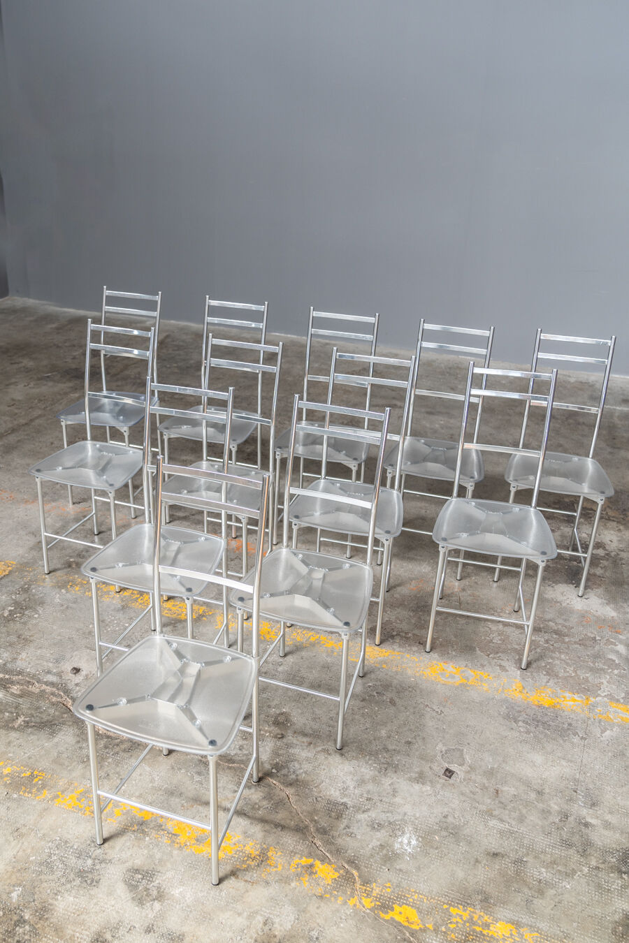 Dining Chairs by Opera Design for Ycami Italia, 1980s, Set of 6