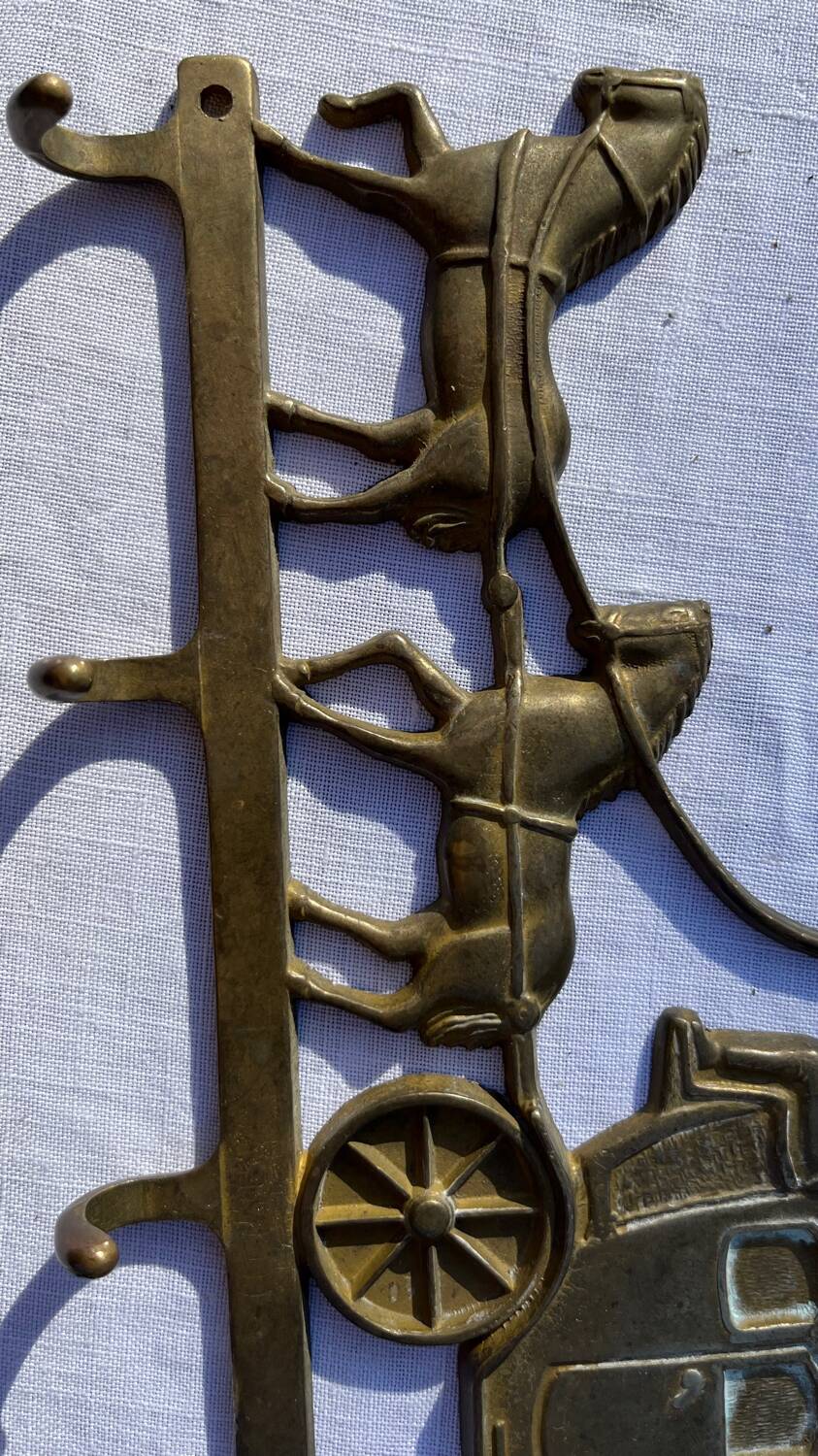 Accroche 4 torchons diligence vintage