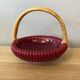 Ceramic and rattan basket