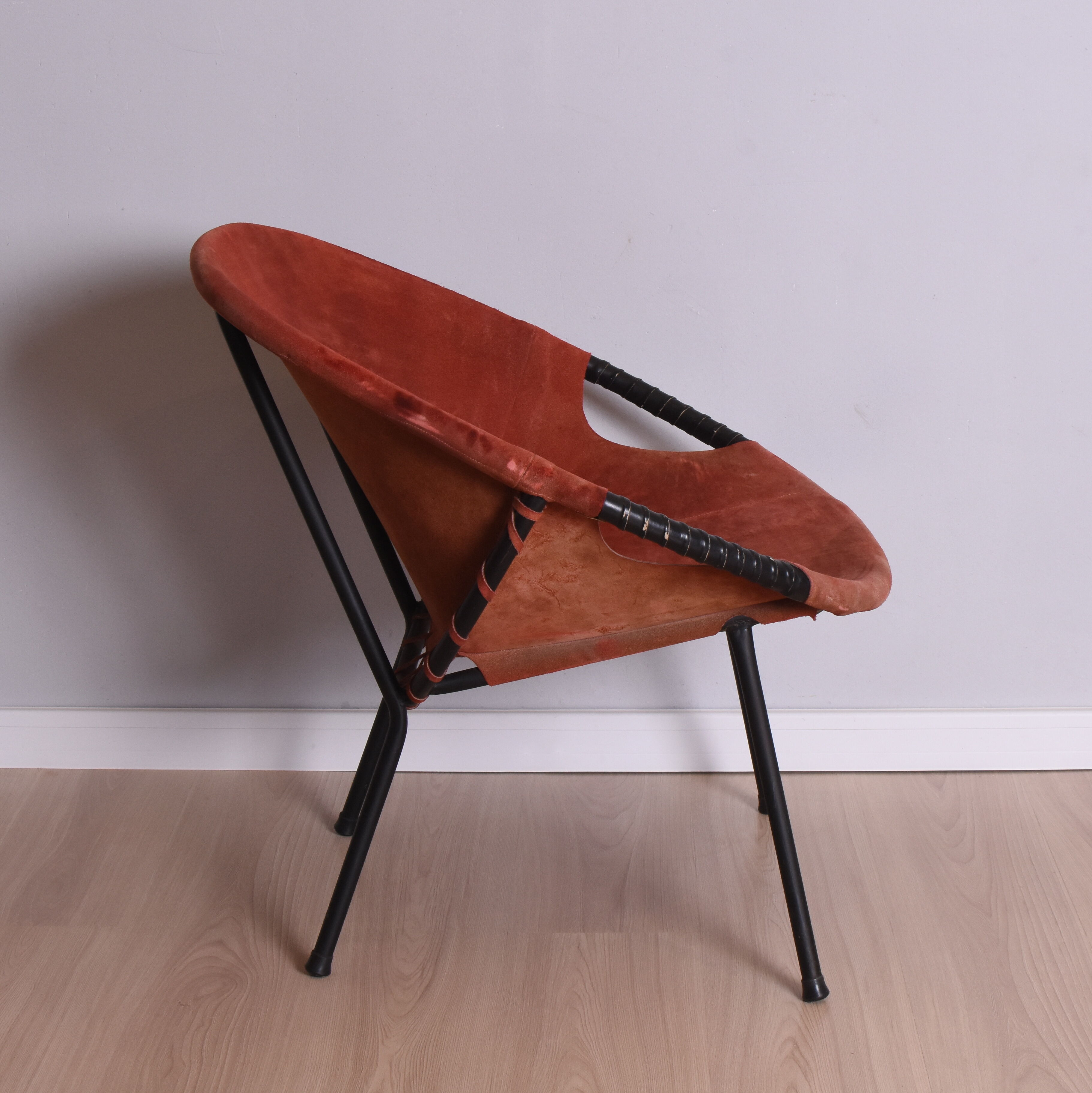 Balloon armchair, lusch & co, germany, 1960s