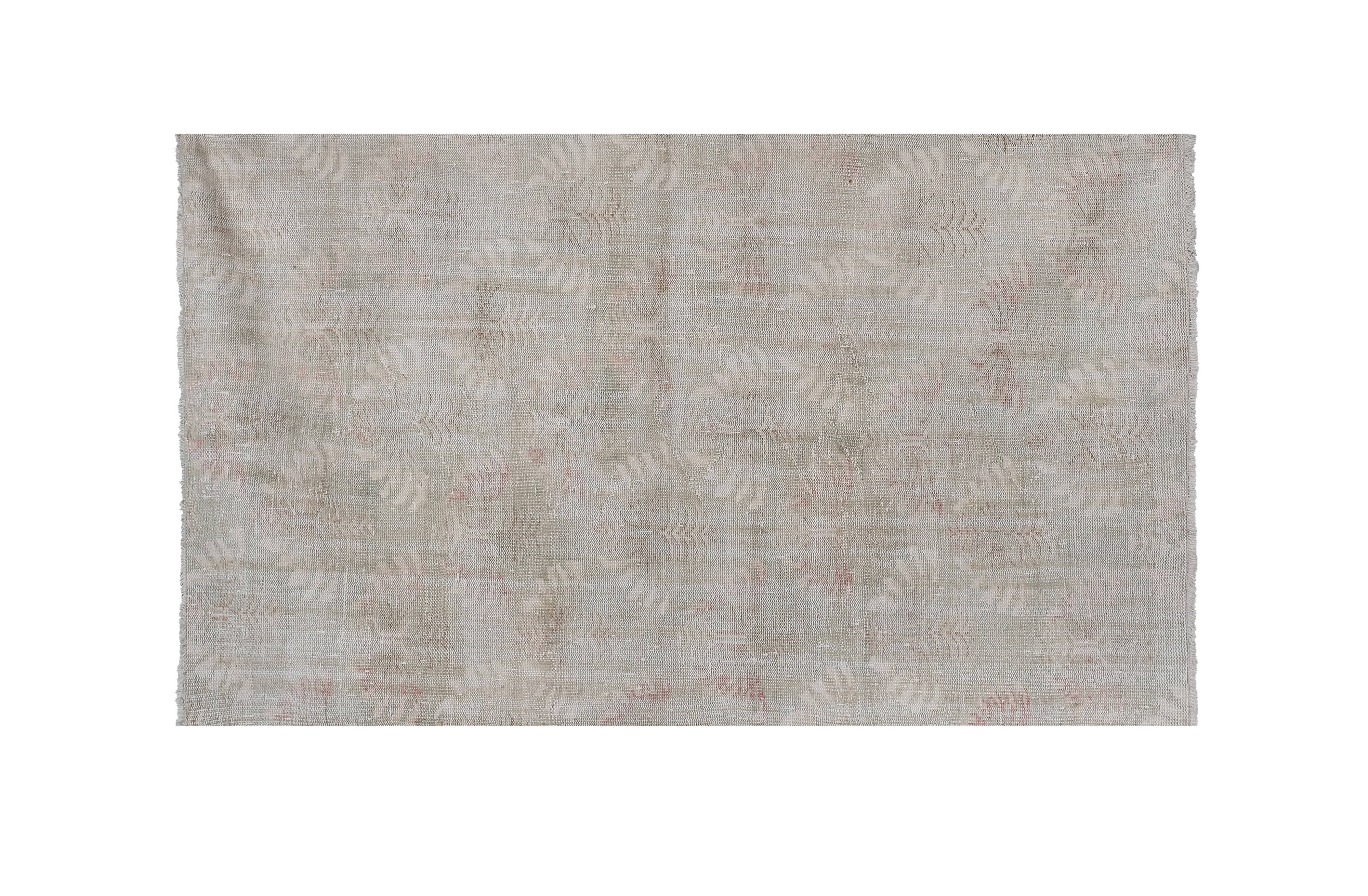 Vintage Turkish Oushak Rug Handwoven 140x222 cm