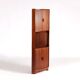 Danish vintage corner cabinet with tambour doors, 1960s