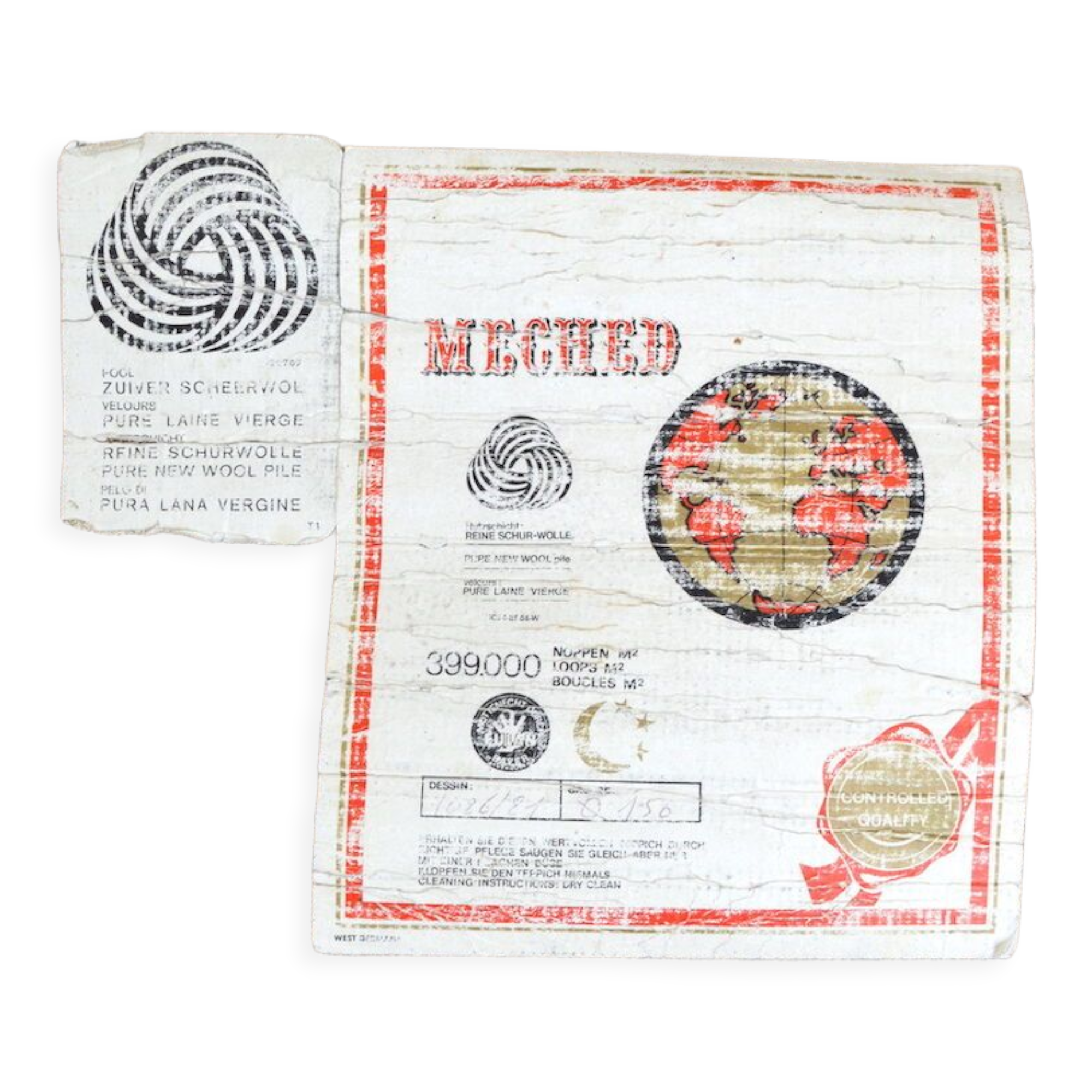 Tapis royal rond West Germany d150cm