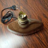 Ceramic lamp foot signed