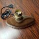 Ceramic lamp foot signed