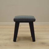 Tabouret gris, design danois, années 1980, production : Danemark