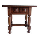 Table d'appoint baroque revival castillan espagnol, milieu du 20e siècle
