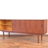Trio de modèles de buffets Mid-Century en Teck par Nils Jonsson pour Hugo Troeds, Suède, 1960.