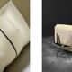 Swivel armchair in leather by Eugen Schmidt, Germany 1960