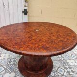 Thuya marquetry coffee table - Art Deco