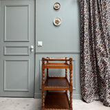 Vintage wooden serving trolley