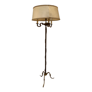 lampadaire a trois bras - laiton
