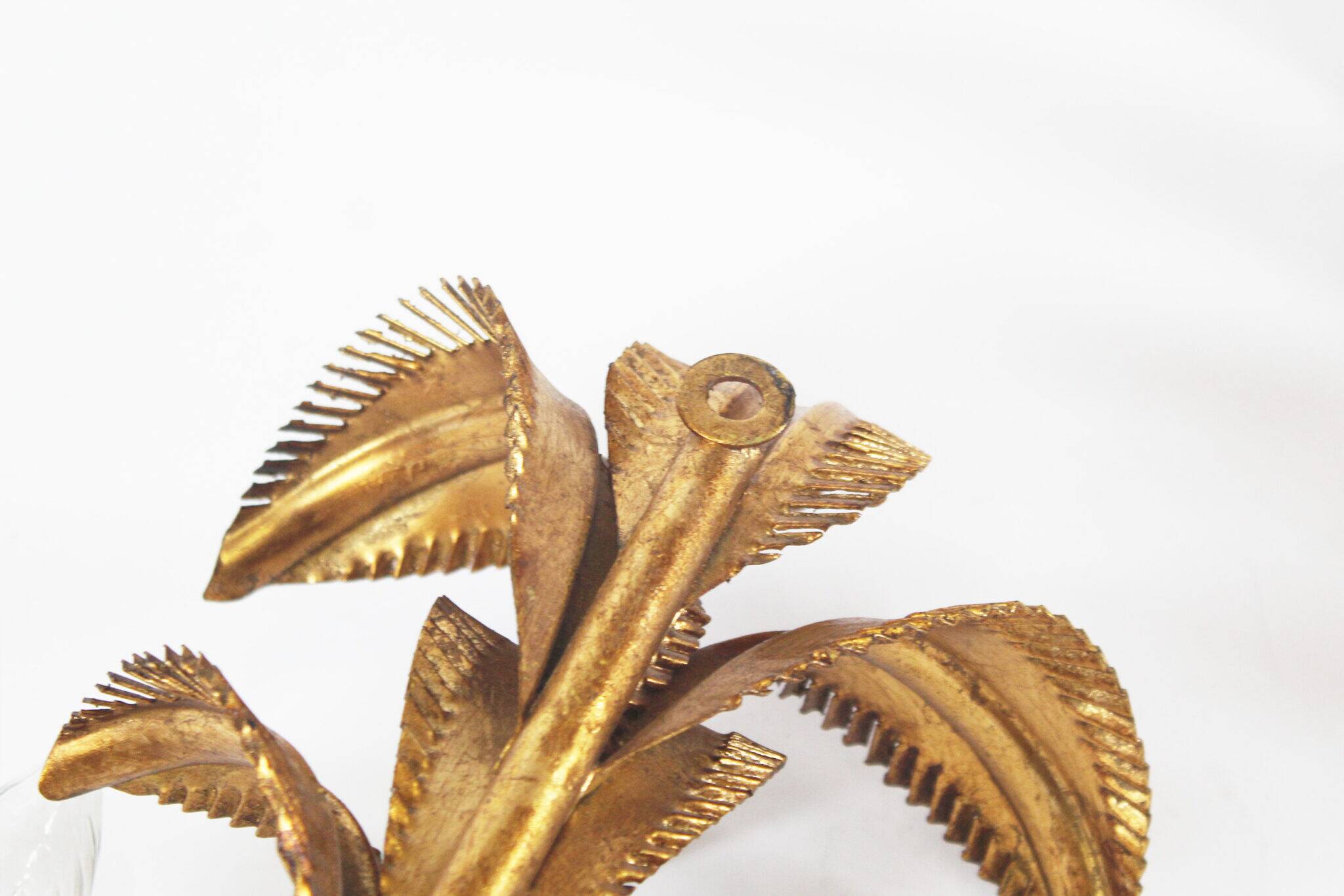 Pair of large vintage gilt sheaf scones by hans kögl