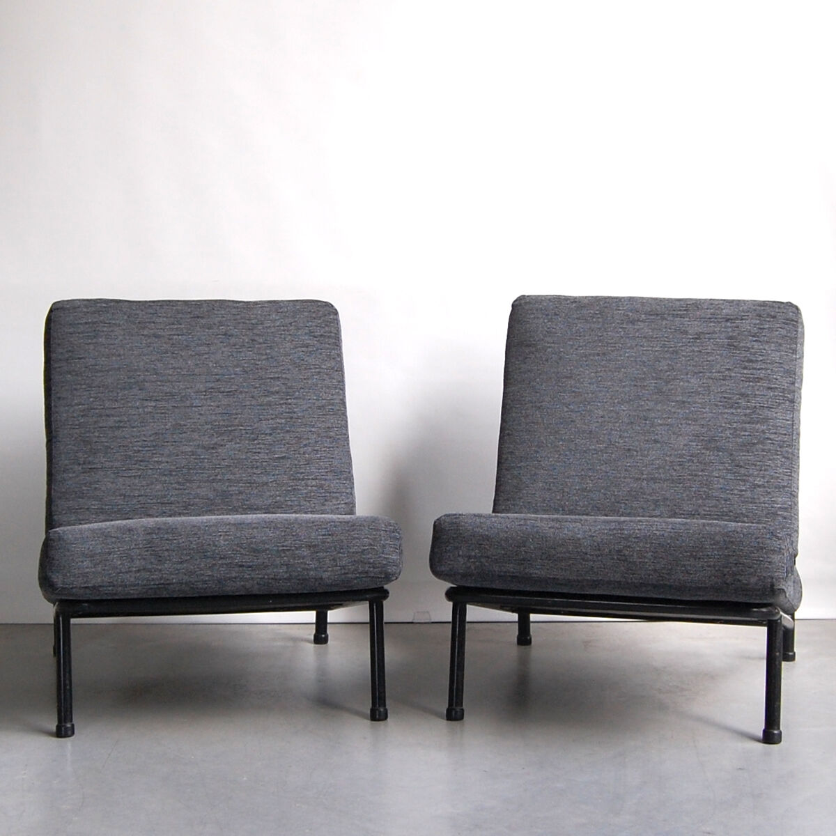Pair of modern armchairs 013 by Alf Svensson for Dux 1950s
