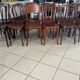 Set of 12 mismatched bistro chairs Thonet, Baumann, Fischel 1930