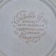 Lot de 2 assiettes creuses Sarreguemines "Chardons"