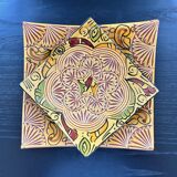 Pair of oriental decor empty pockets