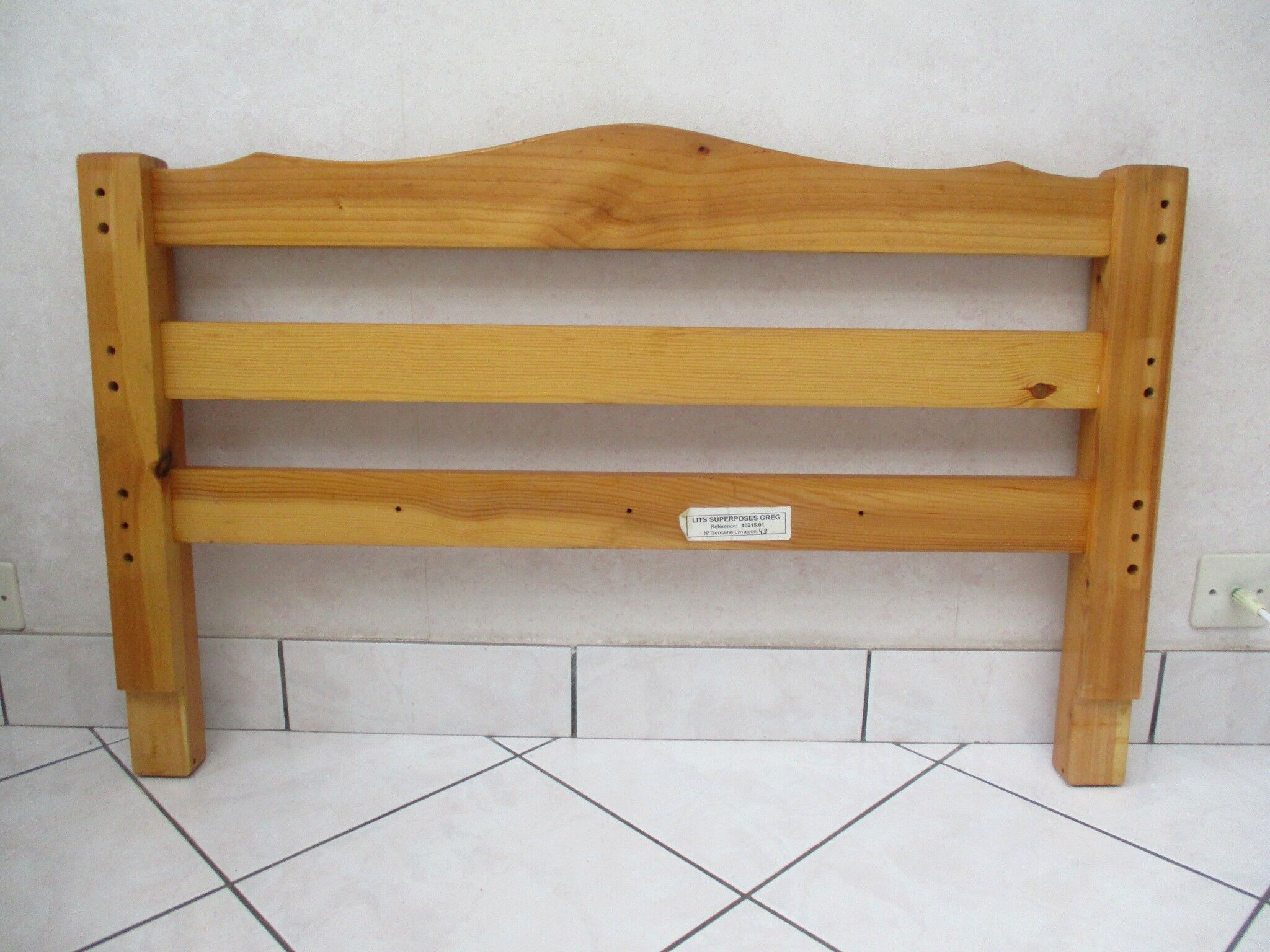 Two pine headboards