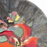 Rare plate bel delecourt quimper antique