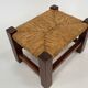 Vintage footstool stool minimalist
