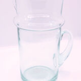 Artisanal pitcher in beldi glass from Morocco